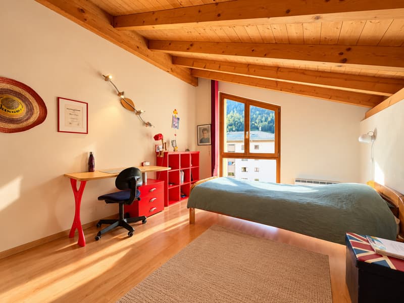 ATTIQUE DUPLEX DE 6.5 PIÈCES AVEC VUE DÉGAGÉE À ORSIÈRES (9)