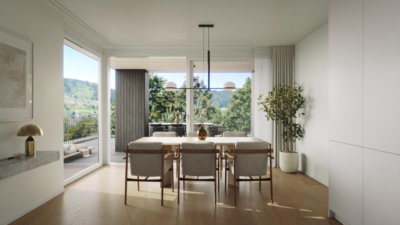 4.5-Zimmer Doppeleinfamilienhaus in Unterägeri - Neubauprojekt HORIZON (2)