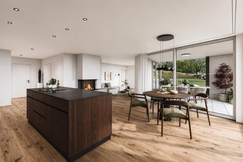 Hochwertige 3½-Zimmer Gartenwohnung im Neubauprojekt In Vineis (1)