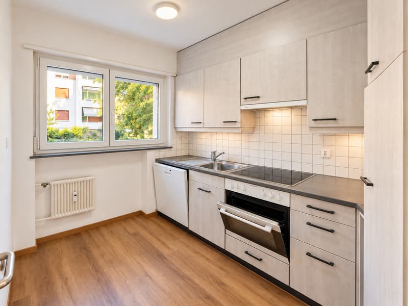 Spacieux appartement de 4,5 pièces avec vue sur la verdure à Granges (1)