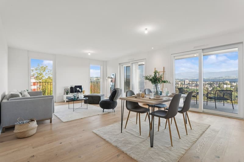 5.5 pièces d'angle avec terrasse de 41 m², côté soleil levant (1)
