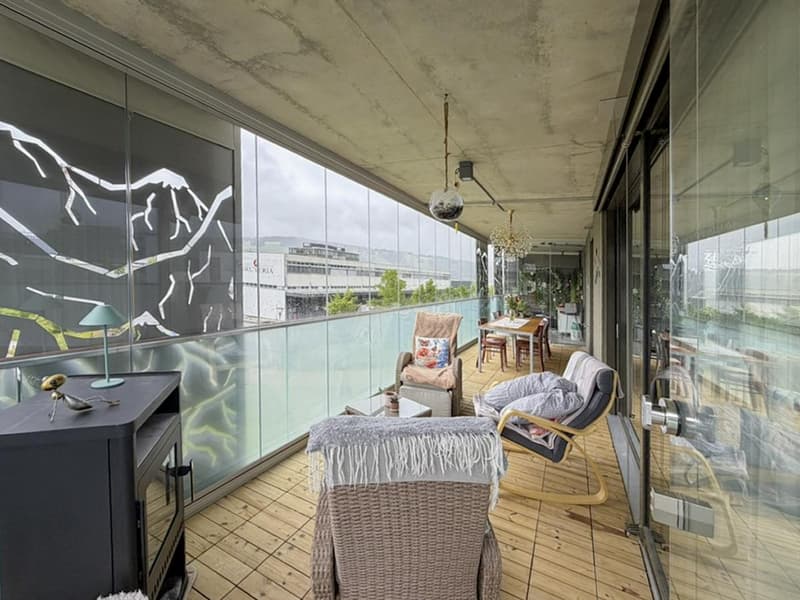 Appartement 3,5 pièces avec magnifique véranda - Bulle (9)