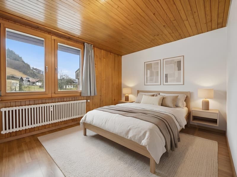 Charmante 4.5-Zimmer-Wohnung in idyllischer Berglage – Boltigen (4)