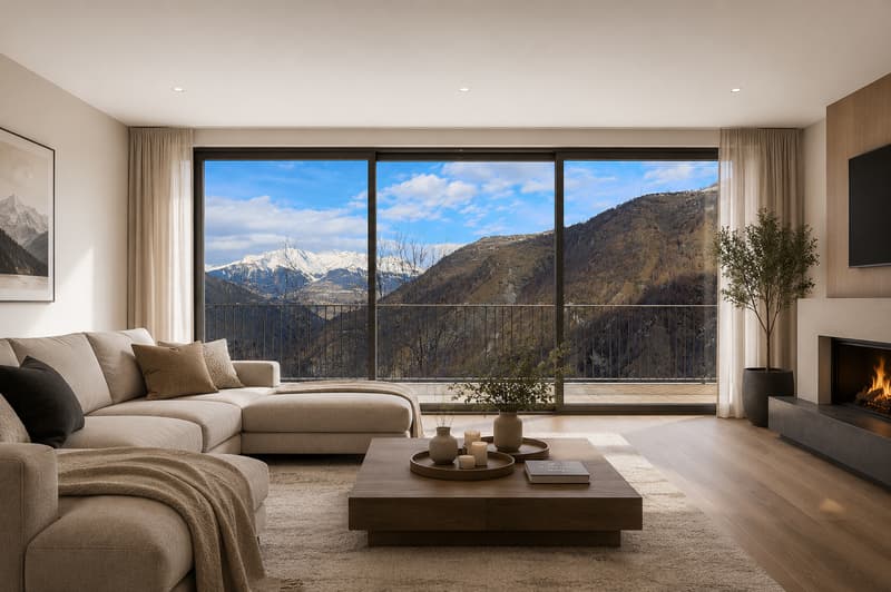 Rare Chalet A Euseigne 4,5 pces (4)
