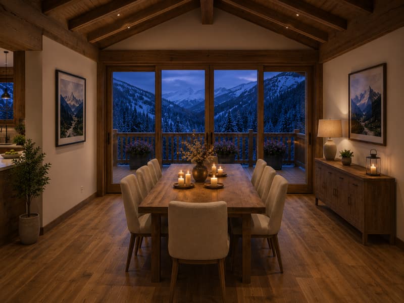 Chalet EDELWEISS à Crans-Montana : 5,5 pces neuf sur 3 niveaux (5)