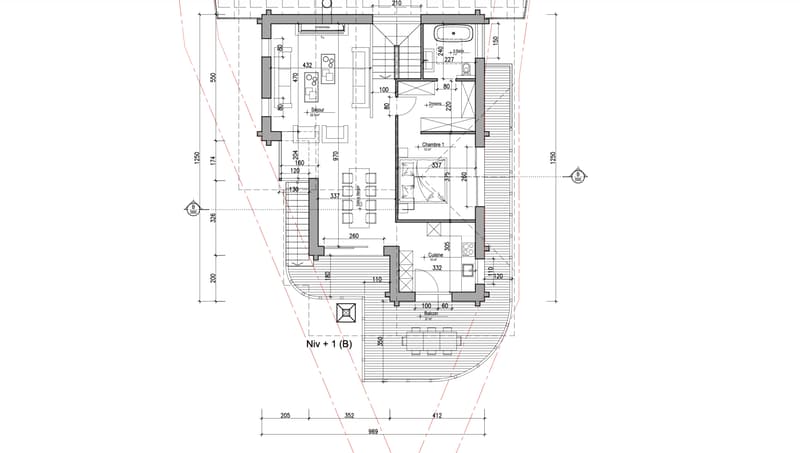 Chalet EDELWEISS à Crans-Montana : 5,5 pces neuf sur 3 niveaux (9)