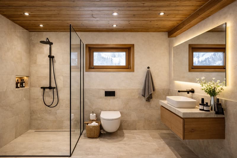 Chalet EDELWEISS à Crans-Montana : 5,5 pces neuf sur 3 niveaux (6)