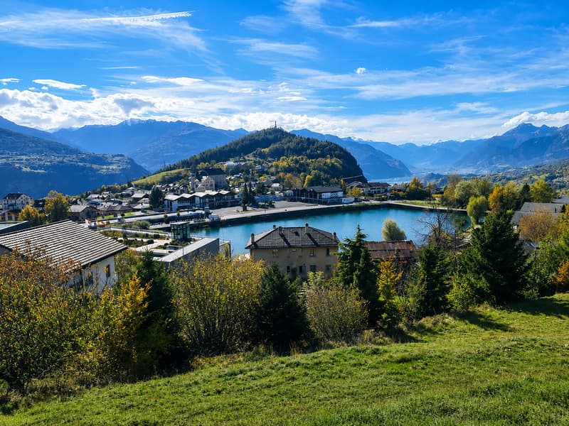 Chalet neuf 5.5 pces en ossature bois avec vue panoramique sur le lac et les Alpes (9)