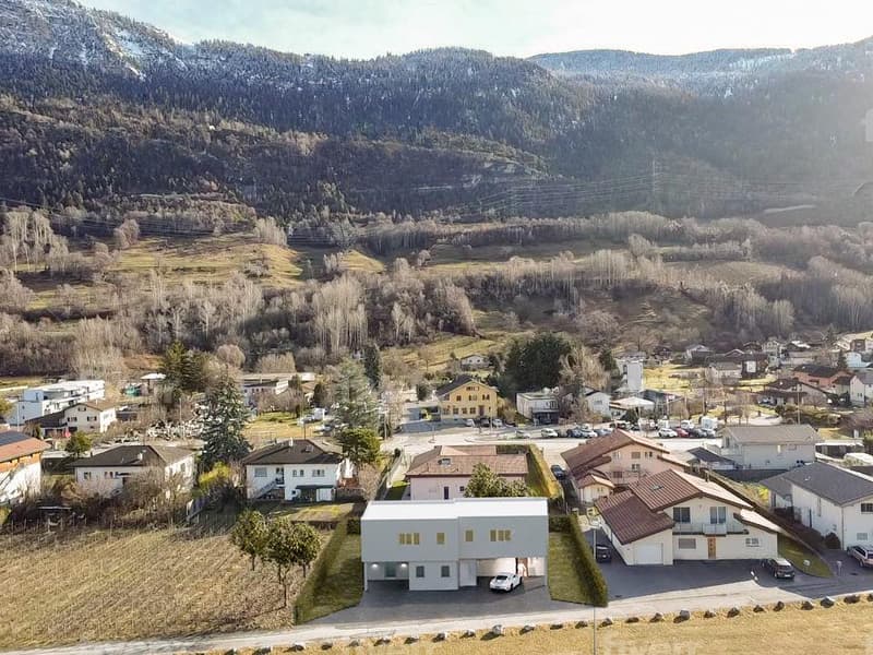 Villa jumelée neuve de 5.5 pièces avec jardin ? Chalais (12)