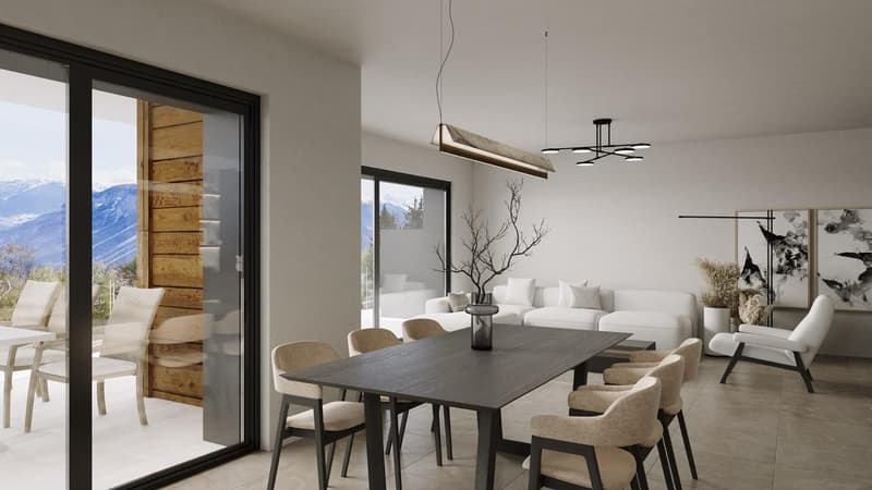 4.5 pièces avec terrasse et jardin à Crans-Montana (Résidence principale) (5)