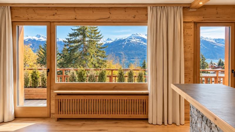 Montana ? Bel appartement rénové de 49 m² avec balcon, proche des remontées mécaniques (1)