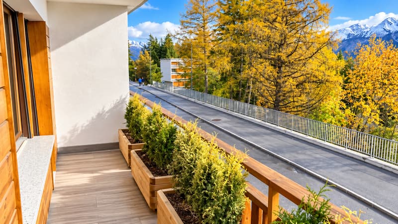 Montana ? Bel appartement rénové de 49 m² avec balcon, proche des remontées mécaniques (7)