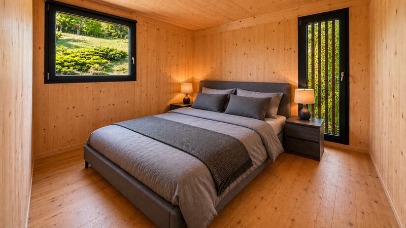 VILLA D'ARCHITECTE EN BOIS ? LUMIÈRE ET DE SÉRÉNITÉ - 150 m² habitables - Construction 2017 (11)