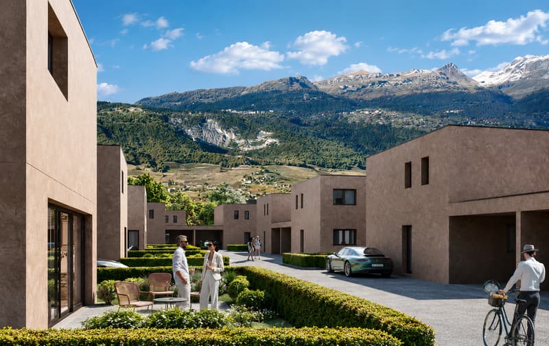 Villa 5.5 pces contemporaine neuve à Chalais (4)