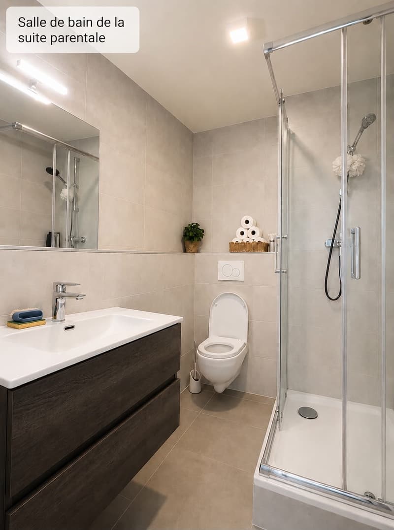 Spacieux appartement de 5.5 pièces avec jardin privé à Coffrane (7)