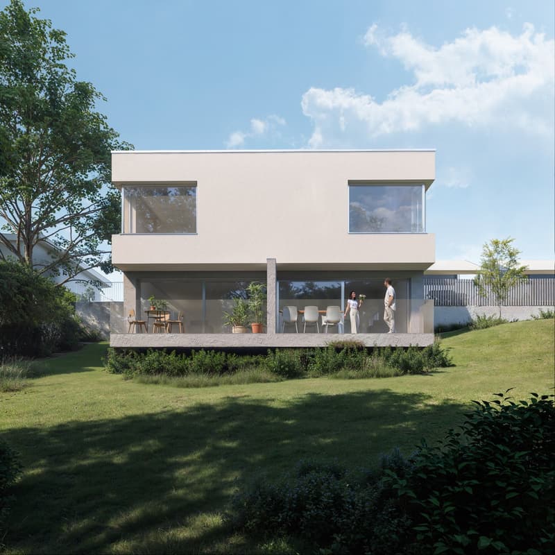 Maison mitoyenne d'architecte à Crissier (2)