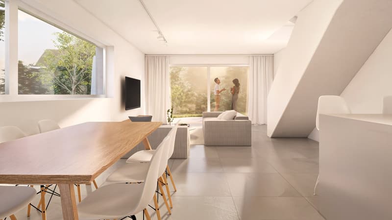 Maison mitoyenne d'architecte à Crissier (8)