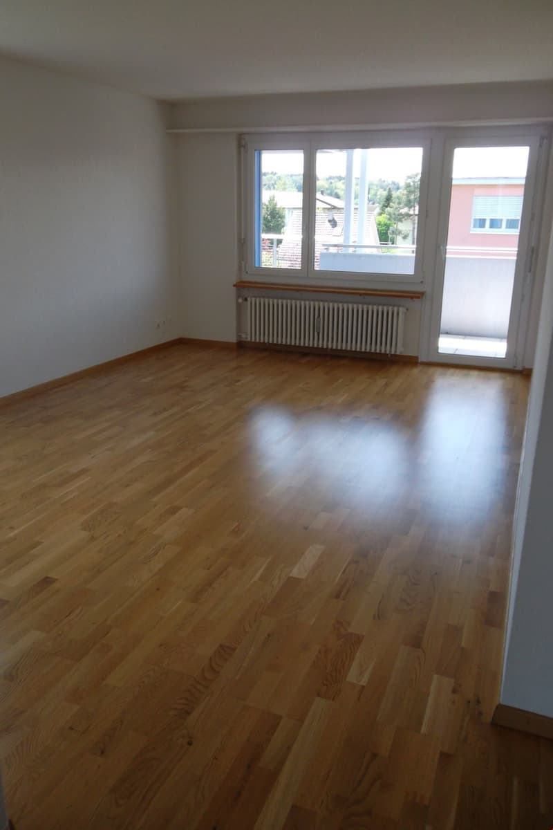 Wohnraum mit Parkett-Böden