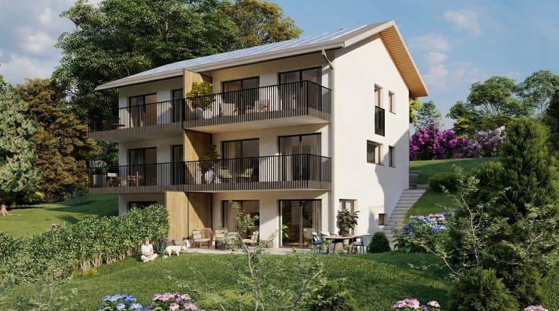 Nouvelle promotion de quatre villas à Jongny avec vue sur le lac Léman (1)