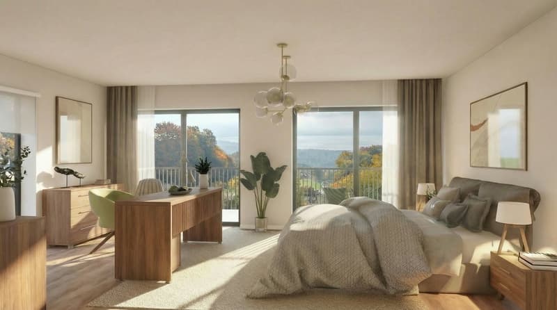 Nouvelle promotion de quatre villas à Jongny avec vue sur le lac Léman (3)