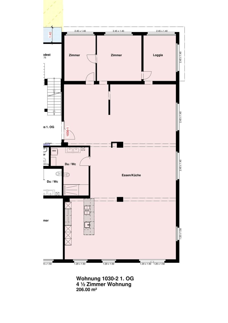 Spacious 4.5-room loft apartment in a quiet location in Lotzwil (18)