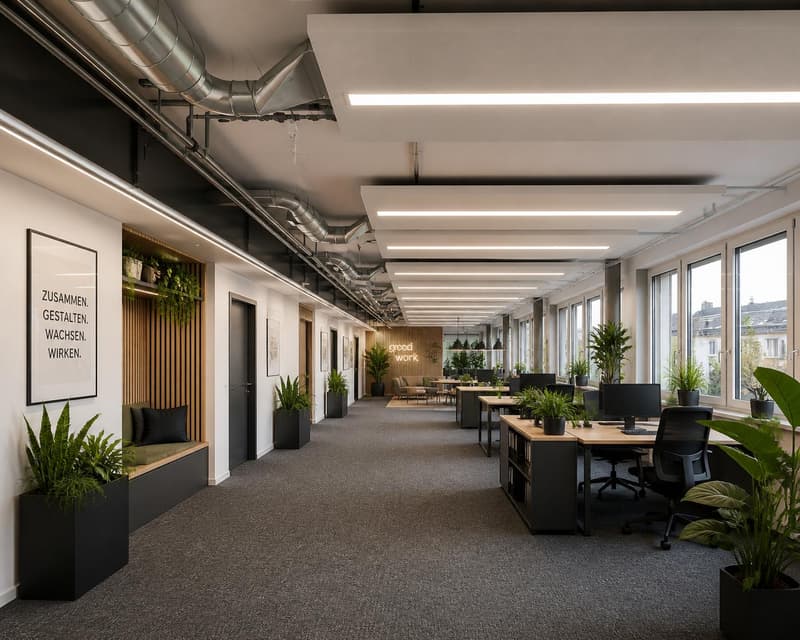 Smart Office im Burgernziel, Bern Komplett ausgebaut mit Fitness, Shopping und Restaurants direkt im Haus (1)