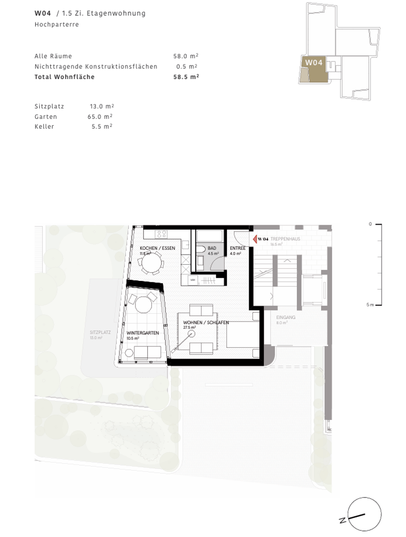 Neubau 1.5-Zimmer-Gartenwohnung Hochparterre (6)