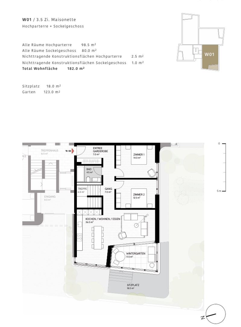Attraktive Neubau-Maisonettewohnung mit grossem Garten und Sockelgeschoss (6)