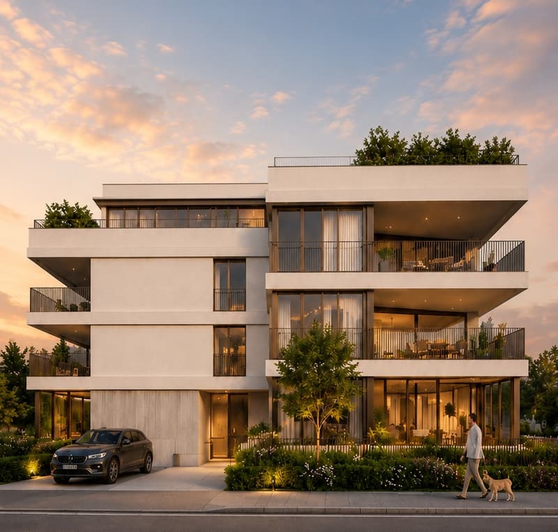 Attraktive Neubau-Maisonettewohnung mit grossem Garten und Sockelgeschoss (2)