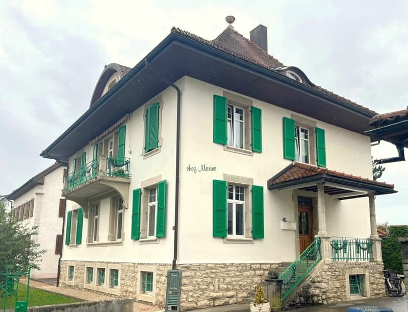 Rental income object in Les Bois JU! Renovated patrician house - multi-family or generation house - fully rented! (18)