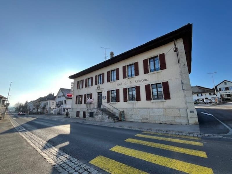 Restaurant / Hotel "La Couronne" in Les Bois JU (4)