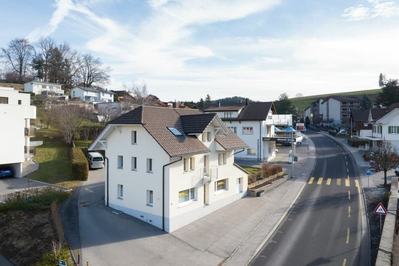Voll vermietetes Wohn- und Geschäftshaus in Giffers FR