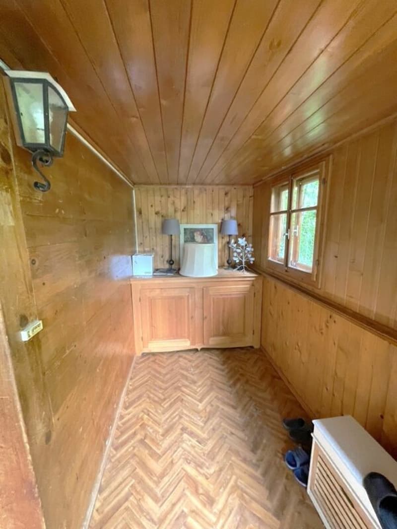 Grosses 7-Zimmer Chalet mit Einliegerwohnung und wunderbarer Weitsicht in Château-d'Oex VD (5)