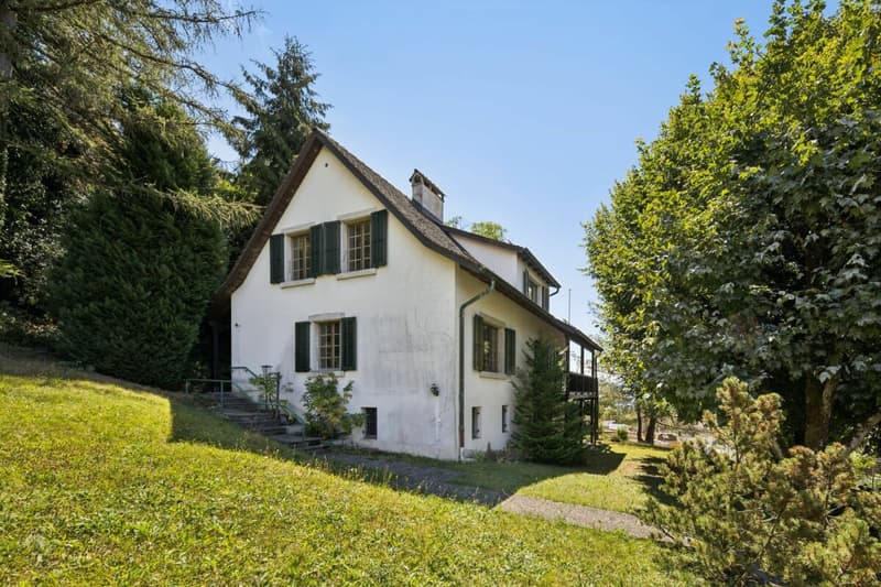 5-Zimmer Einfamilienhaus auf grosser Parzelle in Blonay VD mit See- und Bergsicht (1)