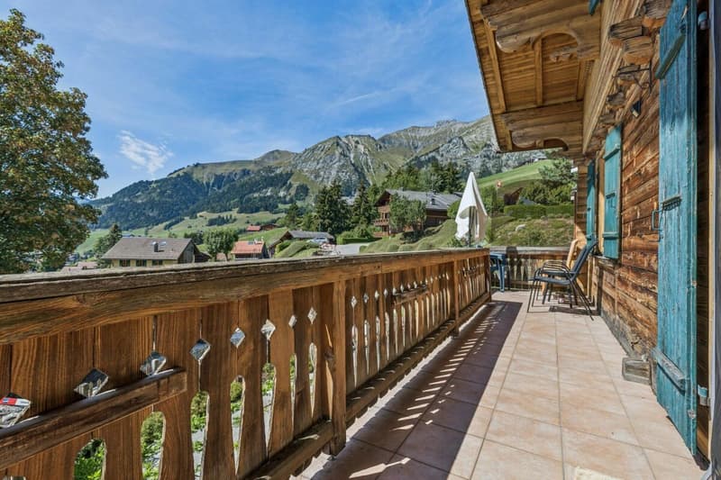 Grosses 7-Zimmer Chalet mit Einliegerwohnung und wunderbarer Weitsicht in Château-d'Oex VD (14)