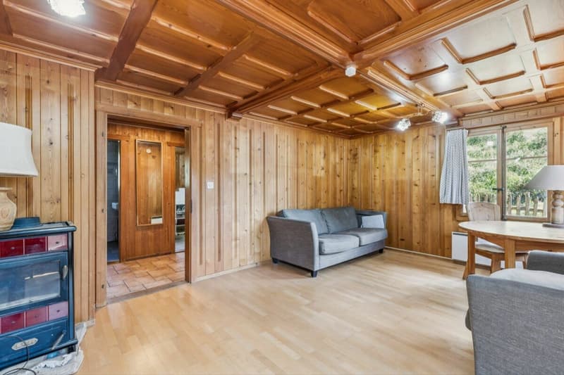 Grosses 7-Zimmer Chalet mit Einliegerwohnung und wunderbarer Weitsicht in Château-d'Oex VD (4)