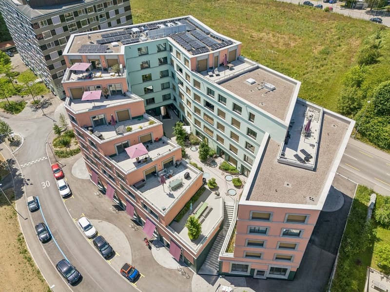 Moderne 4.5-Zimmer-Neubauwohnung im 6. OG mit Balkon und herrlicher Aussicht in Kloten (Whg. 6.1) (1)