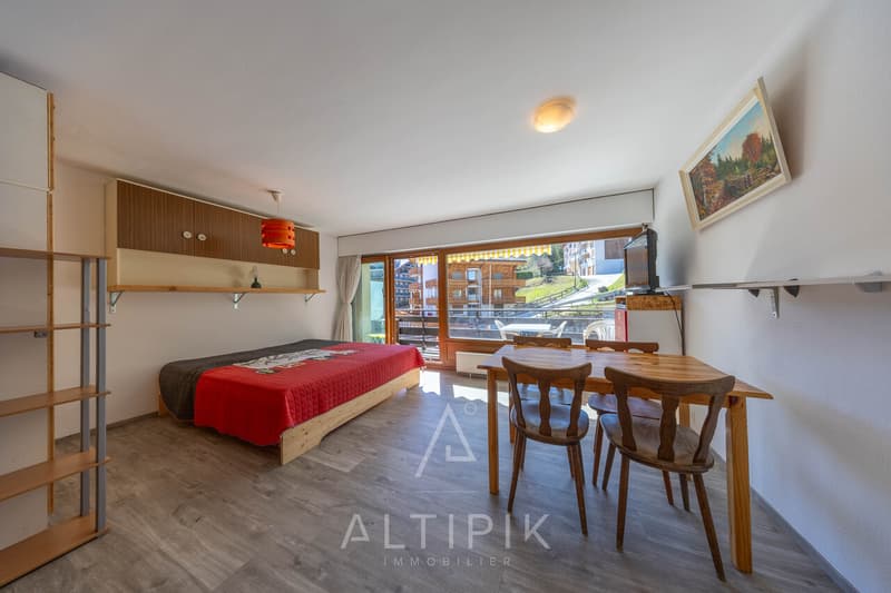 Studio ski-in/ski out avec grand balcon très ensoleillé (2)