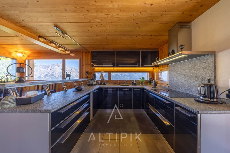 Chalet Harmonie - Ski-in/ski-out avec vue panoramique à Haute-Nendaz (9)