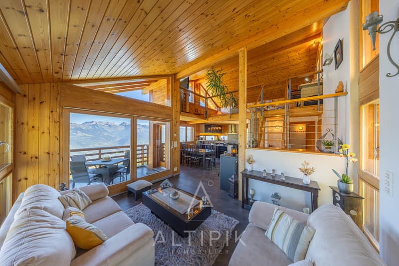 Chalet Harmonie - Ski-in/ski-out avec vue panoramique à Haute-Nendaz (8)