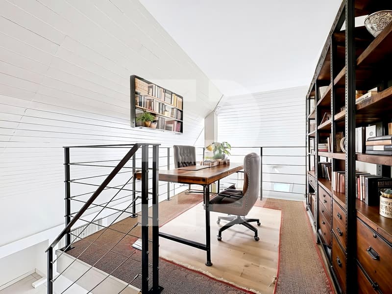 Charmant 3,5 pièces en attique 1 chambre - 1 mezzanine - 2 terrasses (5)
