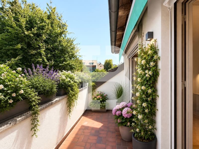 Charmant duplex en attique avec deux chambres (1)