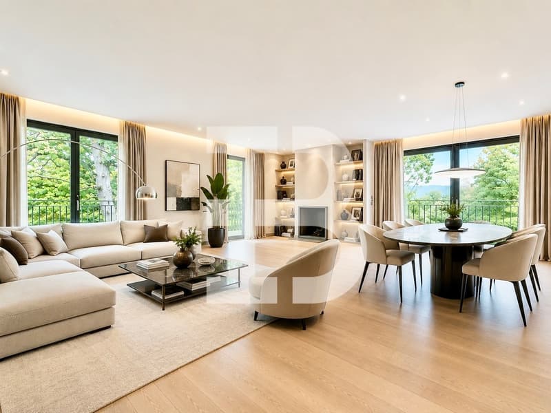 Magnifique attique en pignon avec deux chambres (1)