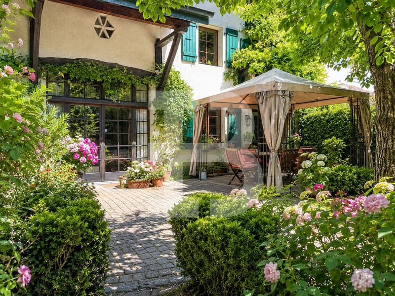 Magnifique corps de ferme au coeur du village de Bernex (1)