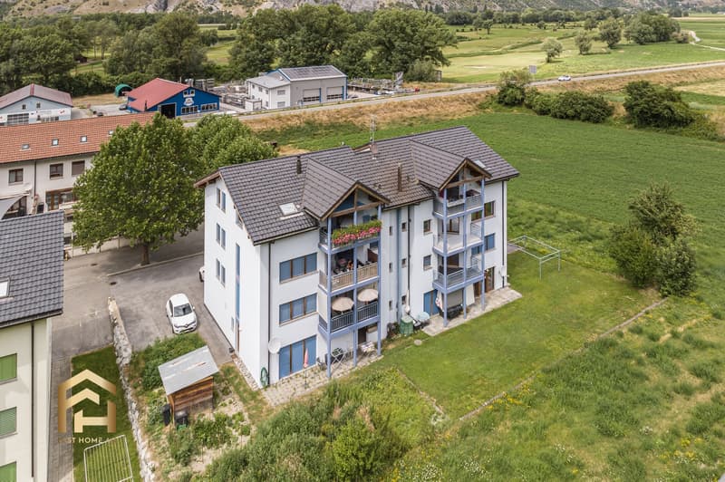 Appartement calme de 4,5 pièces à Agarn avec place de jardin (13)