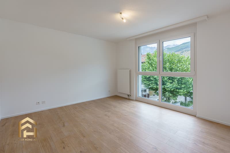 Appartement calme de 4,5 pièces à Agarn avec place de jardin (6)