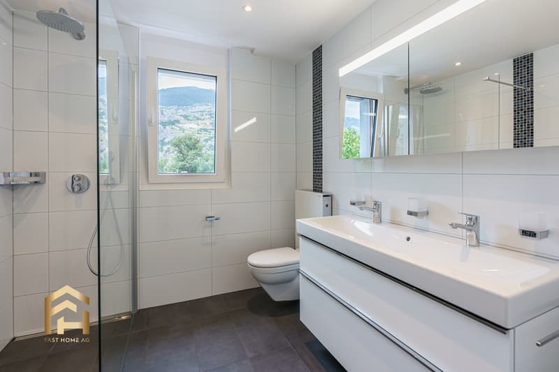 Appartement calme de 4,5 pièces à Agarn avec place de jardin (9)