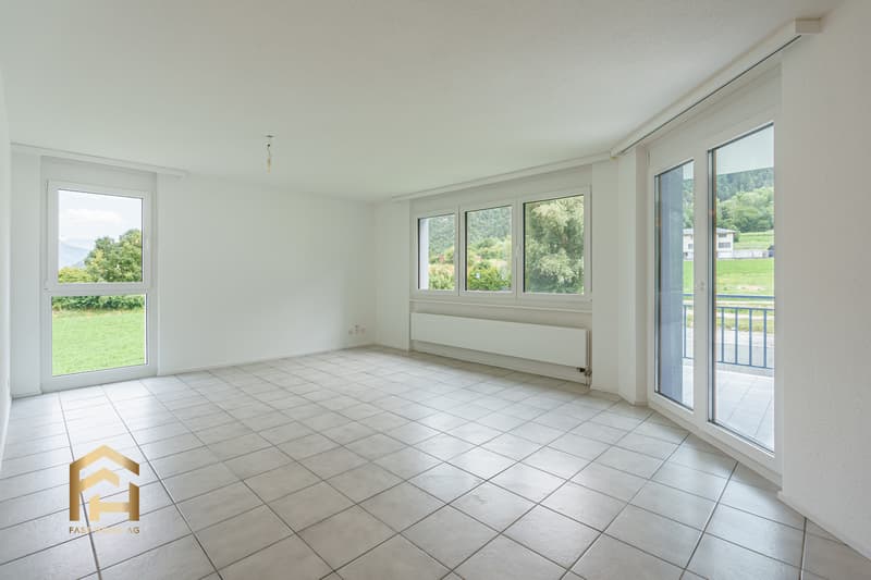 Appartement calme de 4,5 pièces à Agarn avec place de jardin (5)