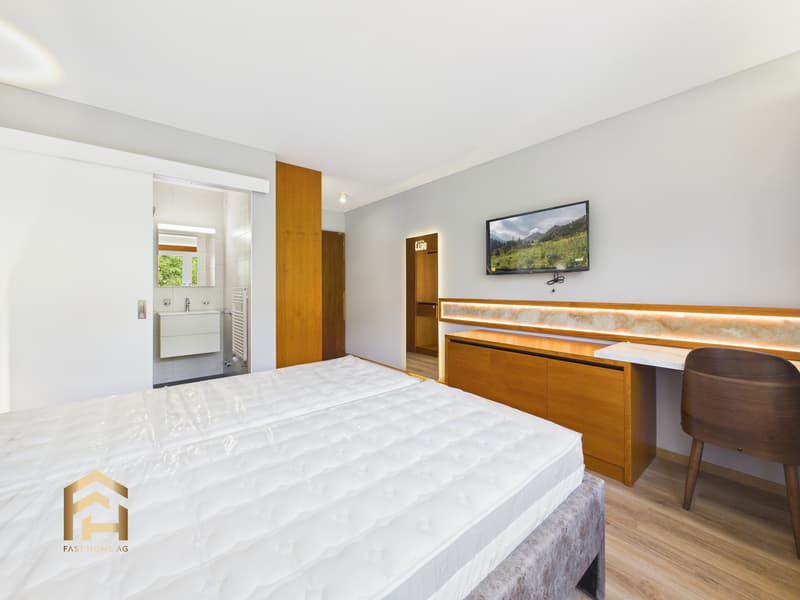 Beispiel-Etage: umgebautes Hotelzimmer