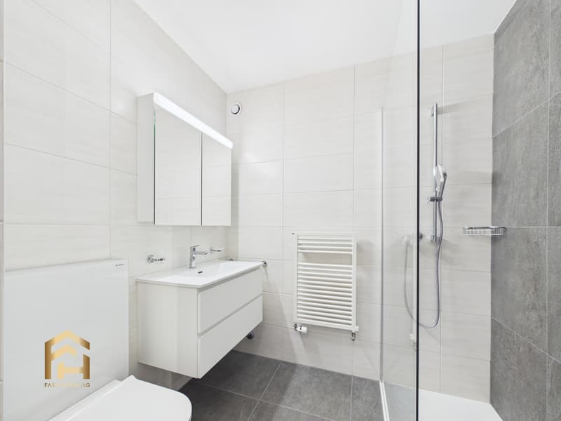 Beispiel-Etage: umgebautes Hotelzimmer